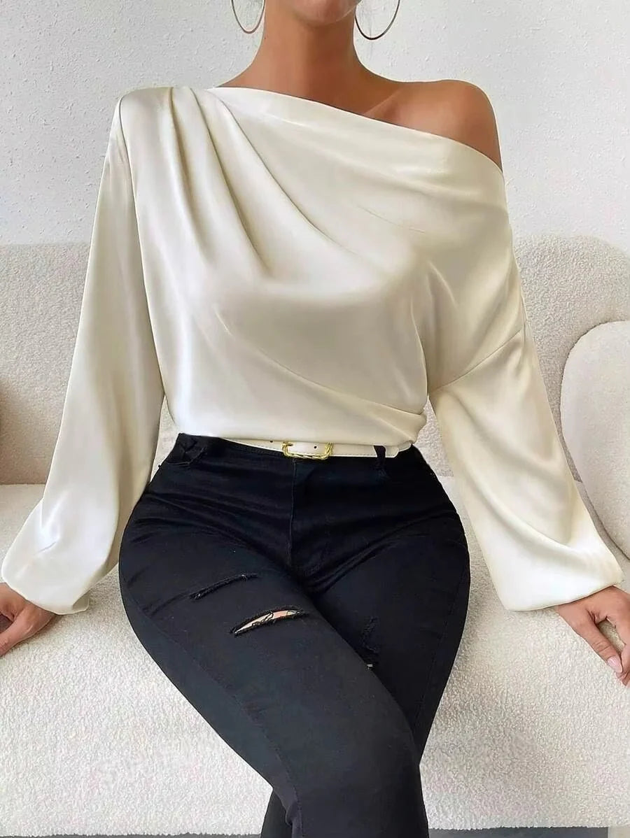 Blusa Elegante a Maniche Lunghe