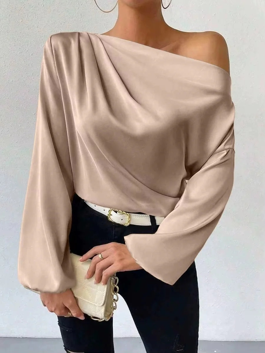 Blusa Elegante a Maniche Lunghe